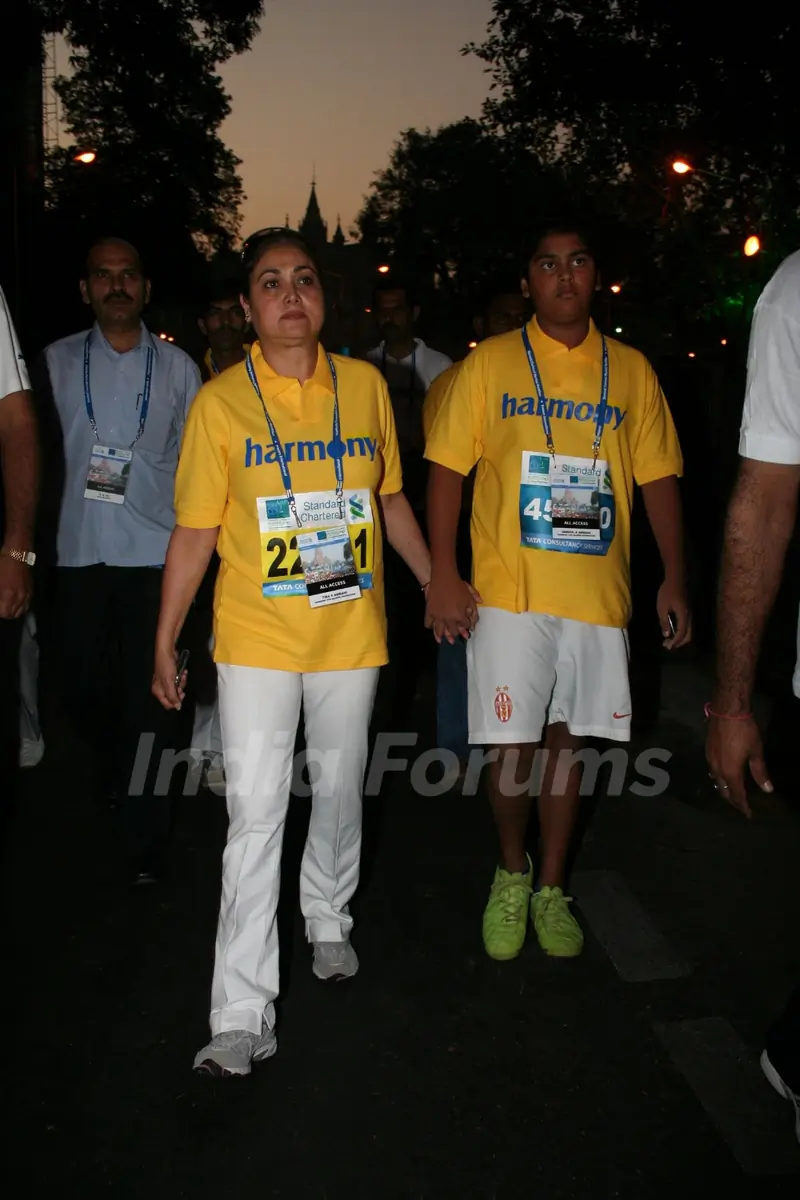 Tina Ambani at Marathon High Res in Mumbai
