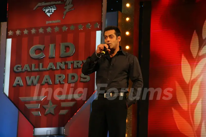 Salman Khan at CID Galantry Awards at Taj Land''s End