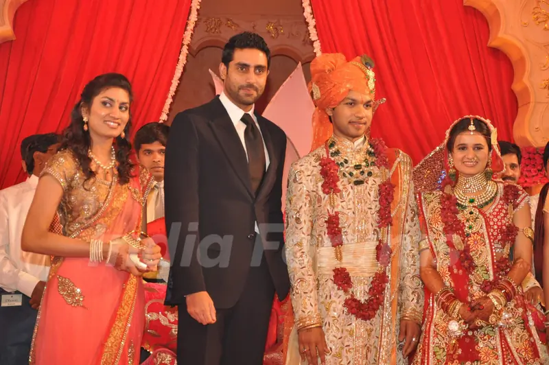 Abhishek Bachchan at Saurabh Dhoot and Radhika Singal''s wedding