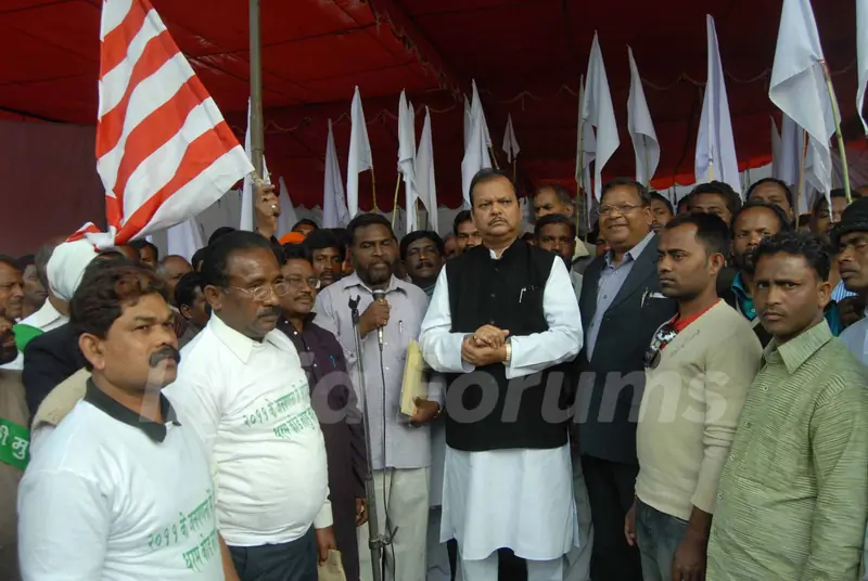 Tribal groups from several states across the country held a protest in New Delhi on Wednesday demanding they be listed under a distinct ''Religion Code'' in the 2011 population census Union Minister of Food Processing Industries Subodh Kant