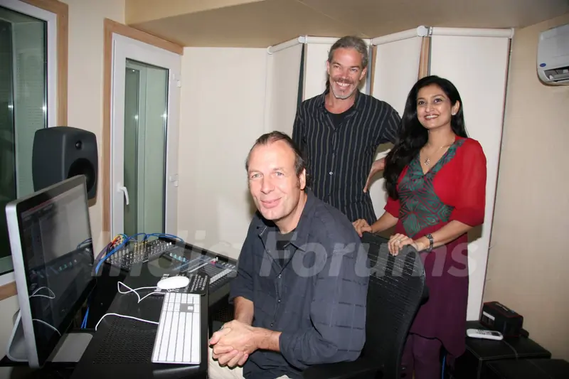 Lalitya Munshaw and Prem Joshua record song together at Andheri