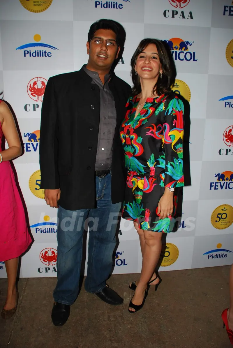 Deve Jolly with Perizaad Zorabian at CPAA Shaina NC show presented by Pidilite at Lalit Hotel