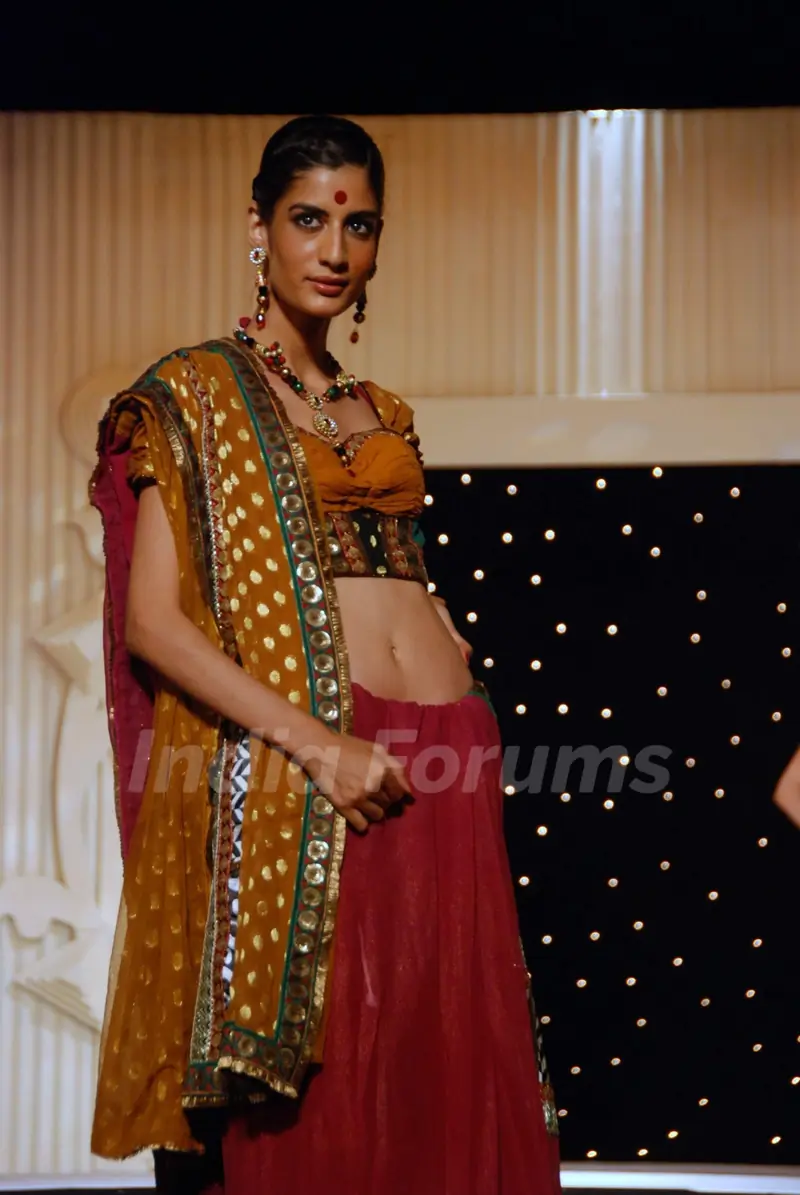 A model at BD Somani fashion show