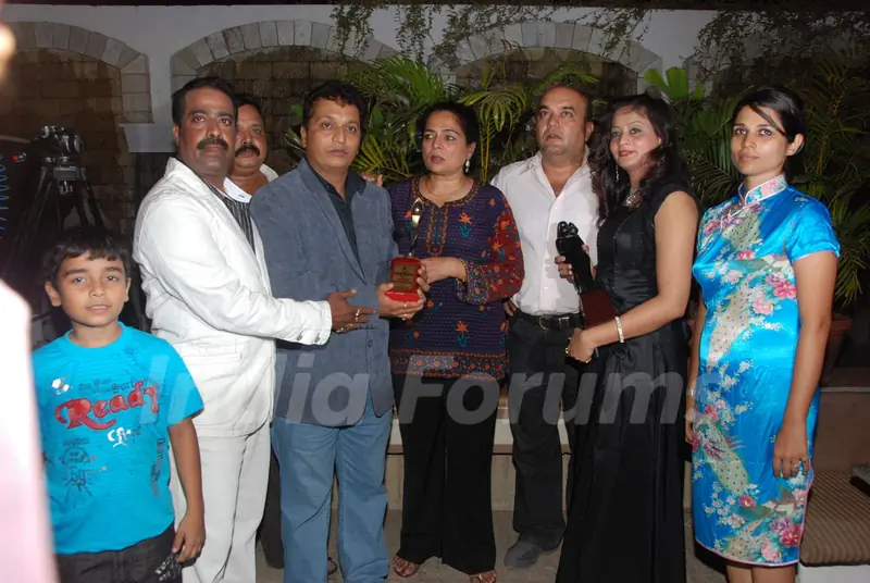 TV actress Reema Lagoo Celebs at the success bash of Marathi film ''Janma'' at Blue Waters