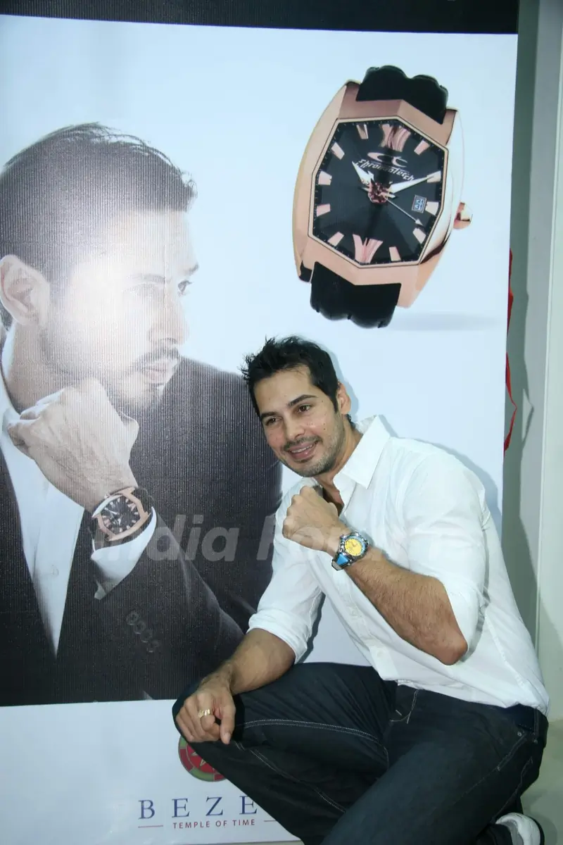 Bollywood Actor Dino Morea pose for the photographers during the inauguration of Bezel, a multi-brand lifestyle watch store from Gitanjali Lifestyle at Atria Mall, Worli in Mumbai on Wednesday, 23 June 2010 Gitanjali appoints Dino Morea as