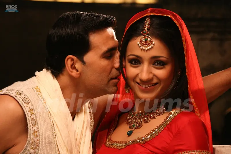 Akshay Kumar with Trisha