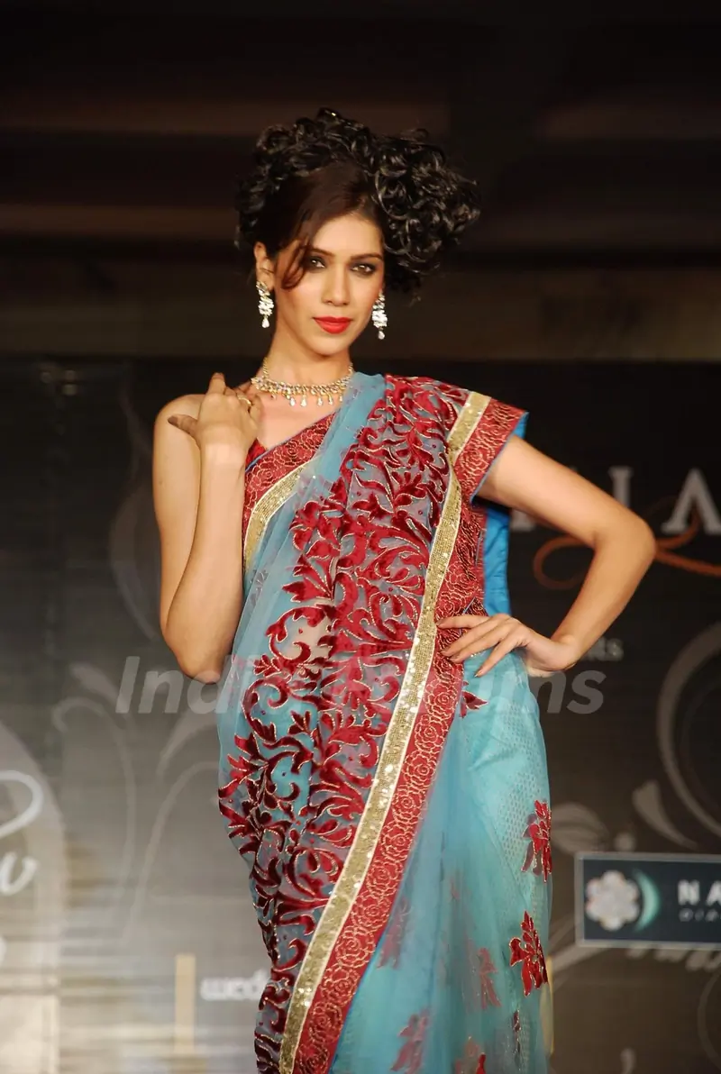Models at the Marwar wedding show with Gitanjali show at WTC