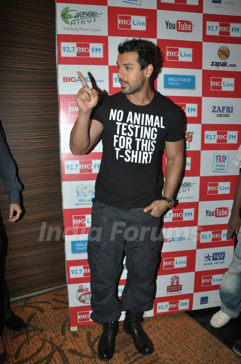John at Big FM''s Green Humour mimicry launch