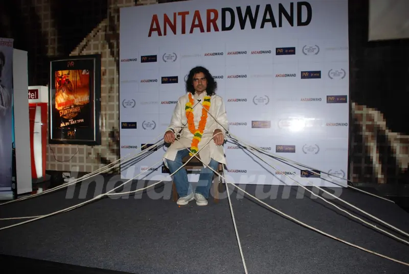Imtiaz Ali kidnapped and trapped as a groom to promote film Antardwand at PVR, Juhu