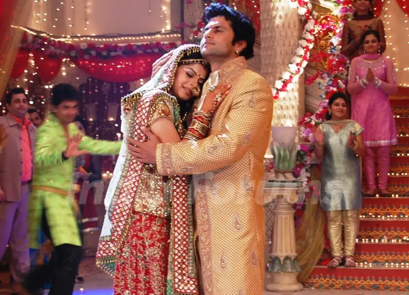 Romantic scene of Jyoti and Kabir