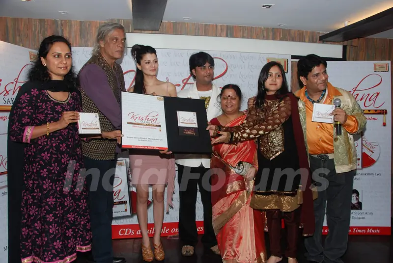 Sudhir Mishra and hot Kainaat Arora at Krishna Sakhi Album Launch at D Ultimate Club