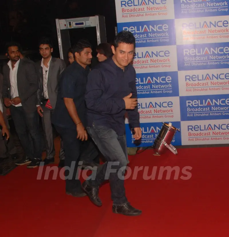 Aamir Khan at Reliance bash at JW Marriott