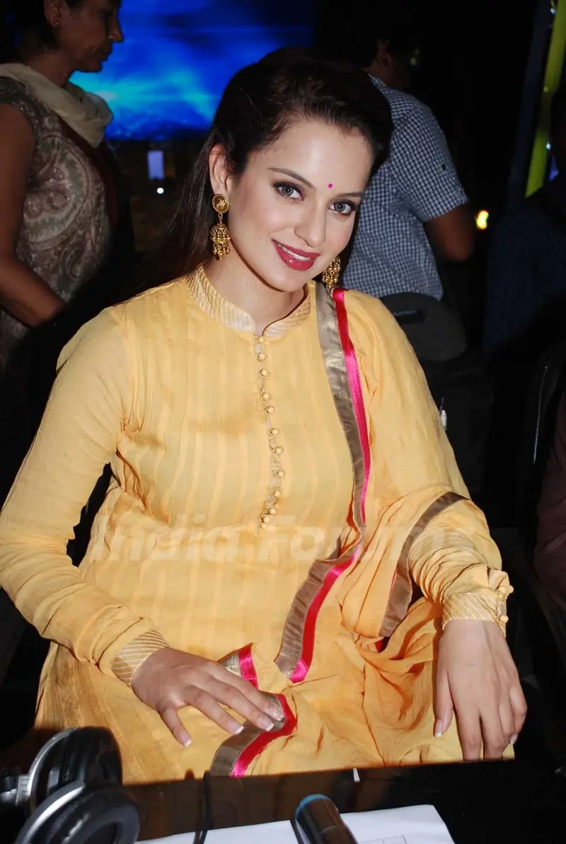 Kangana Ranaut on the sets of Chhote Ustaad