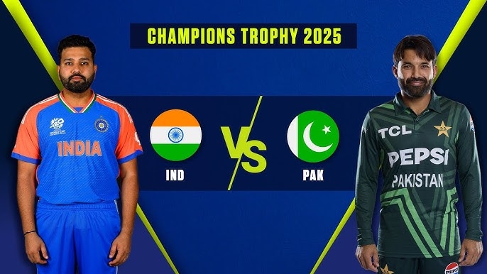 🏏Champions Trophy 2025: Pakistan vs India, 5th Match, Group A🏏