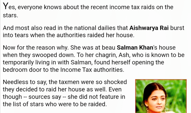 Aishwarya Rai falsely claimed to be NRI to dodge tax on MissWorld cash