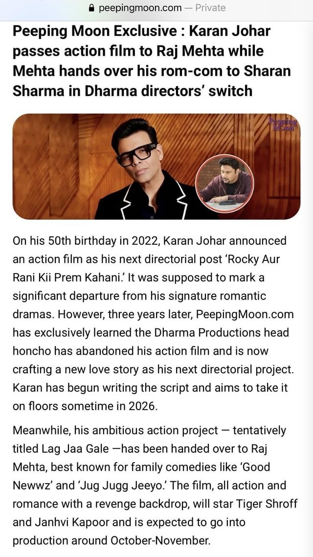 KJO's new movie