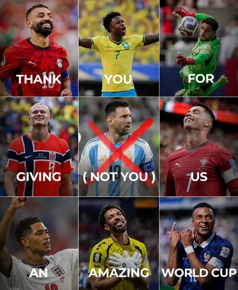 Quitando los robos, las polémicas, los regalos.¡Fue un lindo mundial!!!! También nos ayudó a ab.webp