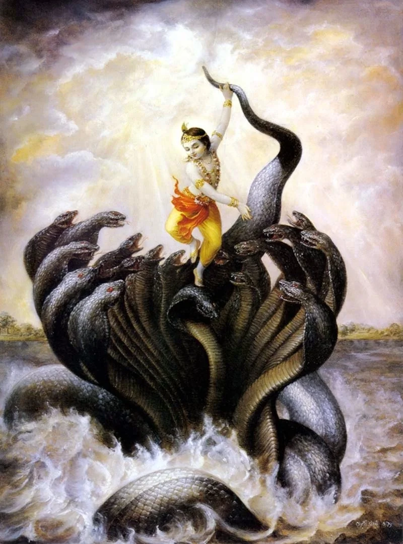 Sri Krishna &amp; Kaliya Story - Kanha Ki Toli Round