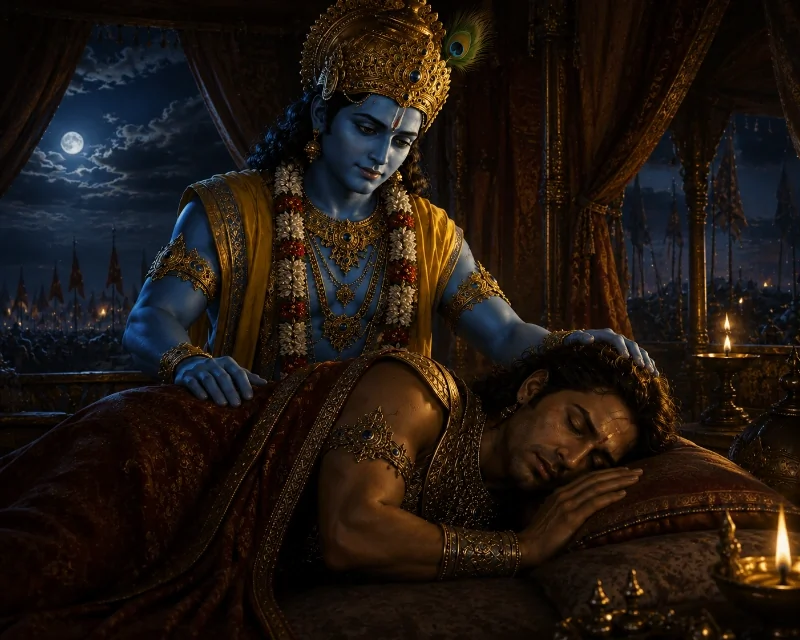 Krishna's Silent Watch