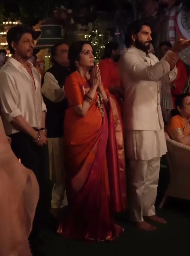 Stars at the ambani Ganesh Chaturthi celebrations
