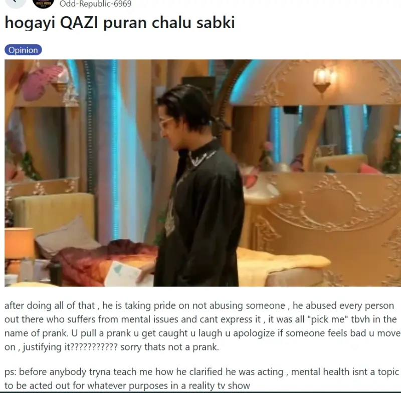 Bigg Boss 20: Daily Discussion Thread- 20th Sept 2026 WKV