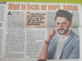 Article on Ashish Kapoor aka Sooraj