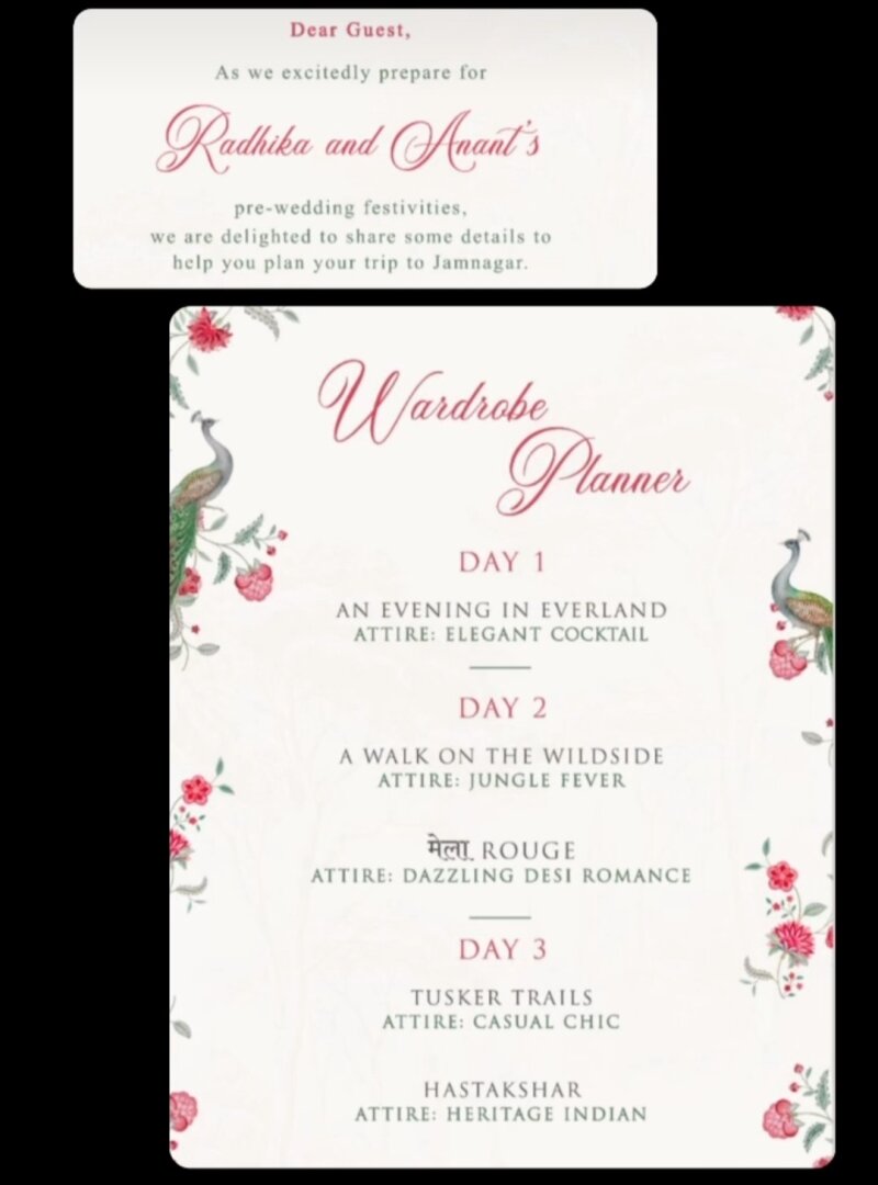 Anant Ambani & Radhika Merchant pre-wedding festivities *Updates*