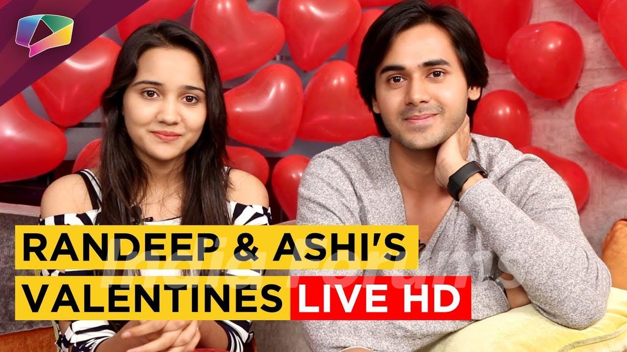 Randeep Rai & Ashi Singh Aka Sameer & Naina Get Candid On Valentines Day |  Live HD