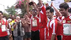 Television Celebs at Charity Soccer Match Thumbnail