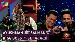Ayushmann और salman की bigg boss  के set पर मस्ती  | Bigg Boss 13 Thumbnail