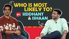 Who Is Most Likely To? ft. Ishaan Khattar and Siddhant Chaturvedi | India Forums Thumbnail