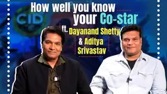 How well You Know Your Co-star Ft. Dayanand Shetty and Aditya Srivastav | CID | India Forums Thumbnail