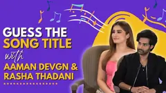 Guess the song title with Aaman Devgan & Rasha Thadani | Azaad | India Forums Thumbnail