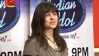 Alisha Chinoy at Indian Idol 4