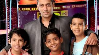 Darsheel, Tanmay and Azhar with Salman Khan on 10 Ka Dum Thumbnail