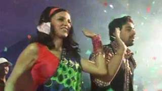 Neha Dhupia and Ranvijay at Navratri Dandiya in their Action Replayy avatar Thumbnail