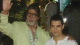 Aamir Khan and other celebs grace Big B's birthday celebrations