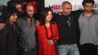 Farah Khan, Rannvijay, Raghu and Rajiv at MTV Roadies promotional event