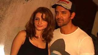 Hrithik and Suzanne at Zayed Khan's marriage anniversary