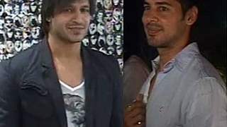 Vivek and Dino at Rohit Gandhi-Rahul Khanna store launch