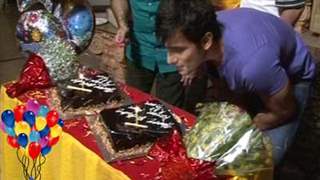 Karan Tacker Celebrated his Birthday with Cast on the set of Rang Badalti Odhani