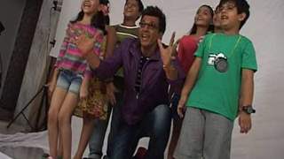 Photoshoot of Javed Jaffrey with Kids for Disney Channel