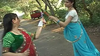 Radhika and Barkha share a merry time with Dandiya Thumbnail