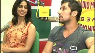 Mahie Gill and Randeep Hooda at Radio Mirchi