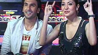 Ranveer And Anushka On Sets Of Star ya Rockstar