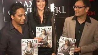 Angela Jonsson at Maxim Mag Cover Launch Thumbnail