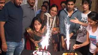 Aasiya Celebrate her Birthday on the Sets of Dharampatni