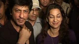 Shah Rukh Khan and Juhi return to Mumbai after celebrating Kolkata Knight Rider win