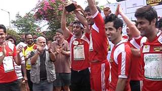 Television Celebs at Charity Soccer Match