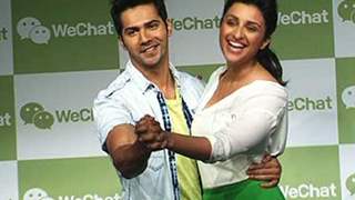 Parineeti Chopra and Varun Dhawan launch WeChat App